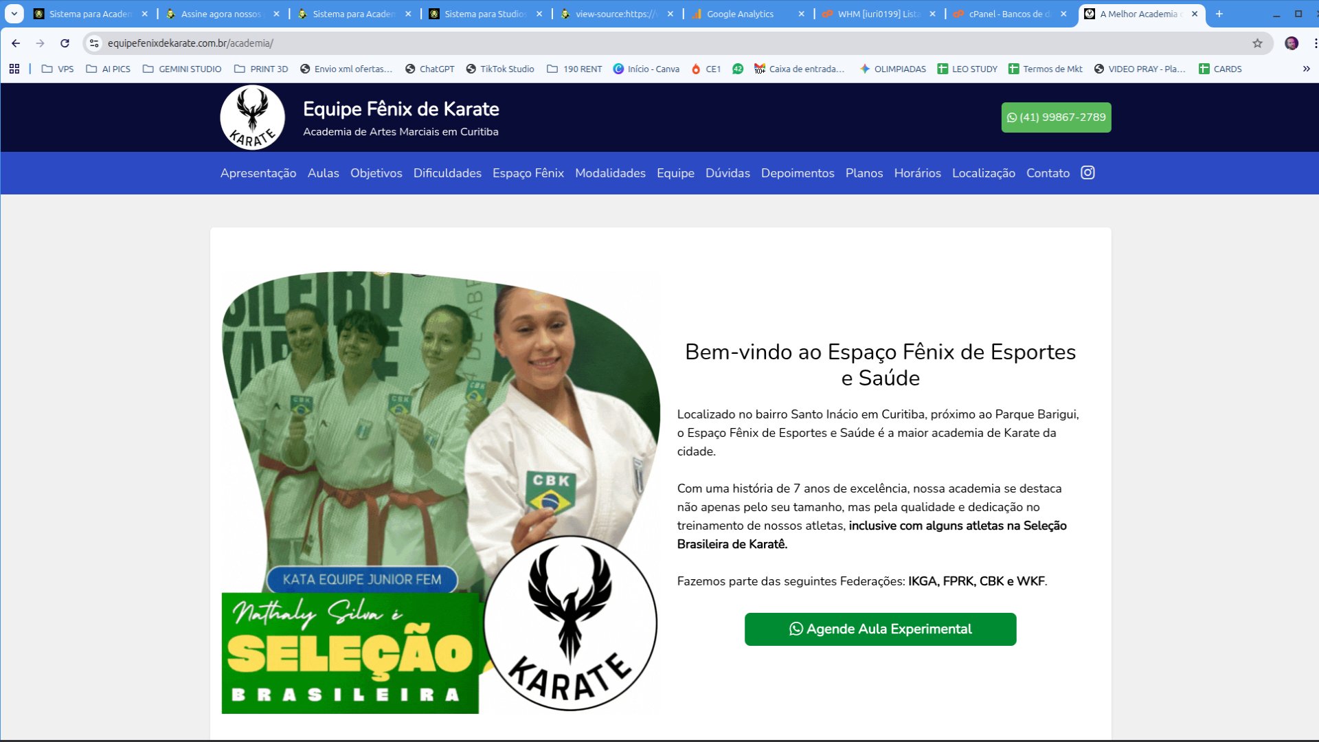 Sua Academia Aberta 24h na Internet (Site Profissional)